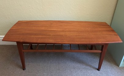 Mahogany Mid Century Coffee Table